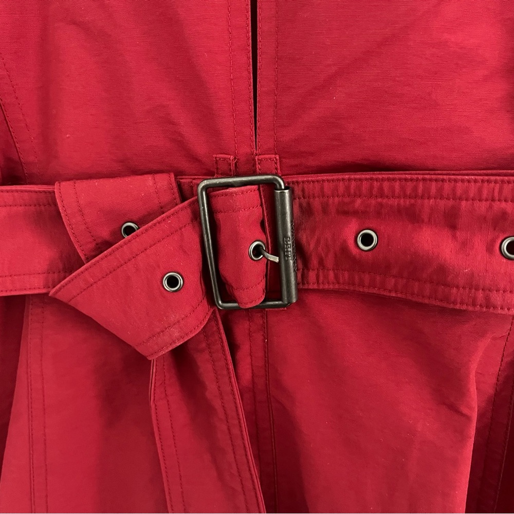 Burberry Brit Red Trench Coat - Picture 4 of 16
